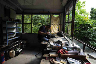 Milani, carving tools, bulini, pomezzana