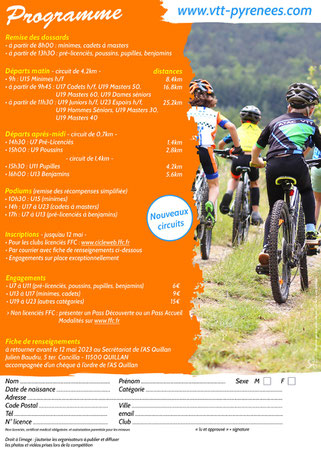 Carach Bike 2023 programme