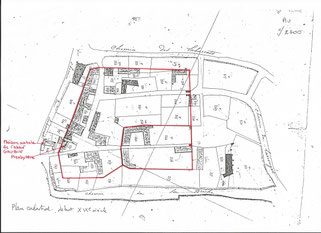 Ladevèze-Ville, La madeleine, castelnau gascon, plan