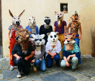 Groupe de la masterclass de Gladys à Montbrun Bocage, septembre 2025