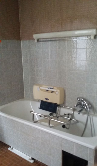 salle de bain douche carrelage