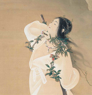 原田西湖《乾坤再明図》_部分図