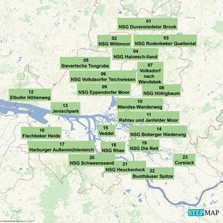 Wanderungen auf Hamburger Stadtgebiet 