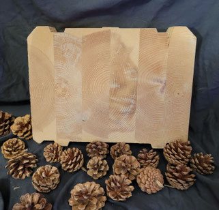 Lamellenbalken 275x220 aus Kiefernholz - Polarholz