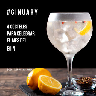 #Ginuary 4 cocteles para celebrar el mes del GIN