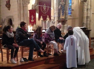 Lavement des pieds à Lanmeur