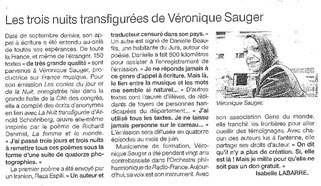 Journal Ouest-France / Véronique Sauger