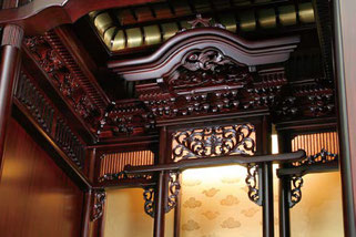 紫檀仏壇「鷹山」照明