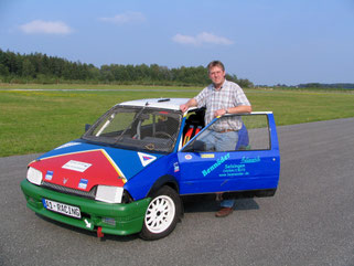 Der CITROEN AX bei Testfahrten