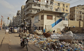 Lyari Trash Piles by gettyimages Majority World