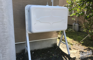 札幌安い灯油タンク塗装の仕事例