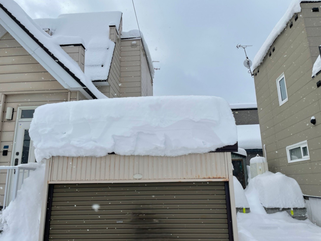 札幌格安雪下ろし施工事例ビフォー