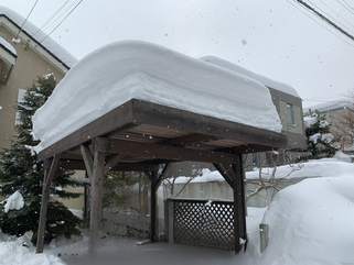 札幌格安雪下ろし施工事例ビフォー