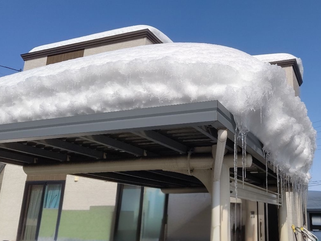 札幌格安雪下ろし施工事例ビフォー