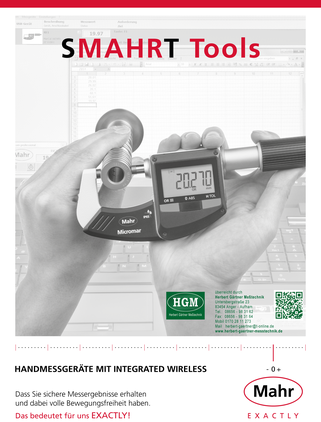 Mahr - SMAHRT Tools - Handmessgeräte mit Integrated Wireless