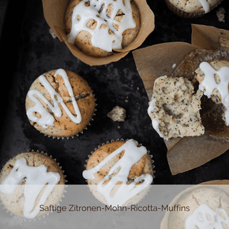 Saftige Zitronen-Mohn-Ricotta-Muffins