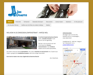 Dirk Van Bun Communicatie & Vormgeving - ontwerp - copywriting - Website Jos Daems