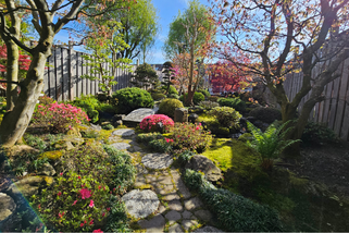 Binnenkijken in een zelfgemaakte Japanse tuin