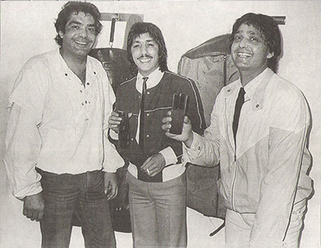 Los Chichos con pelotazo en mano 1985