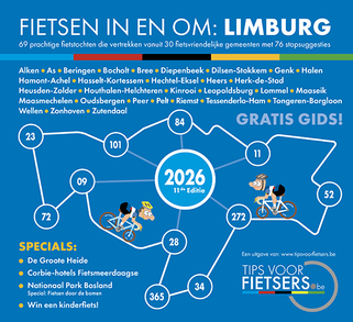 Tips voor Fietsers - Fietsen in en om Limburg 2025 - gratis fietsgids