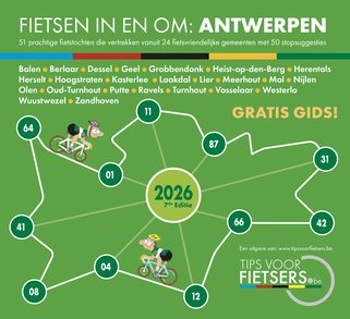 Tips voor Fietsers - Fietsen in en om Antwerpen 2025 - gratis fietsgids
