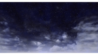 無料動画素材１０５「星空と流れる雲」
