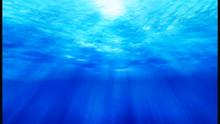 無料動画素材１５２「ＣＧ海中から見る水面と光の揺らぎ」