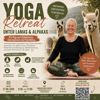 die Natur entdecken - mit Lamas & Alpakas