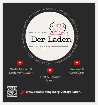 Fotocollage von glücklicher Frau zwischen Kleiderständern, Kiton Jeans und Wellensteinjacken