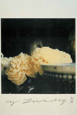 Cy Twombly "Peonies" - 1980
