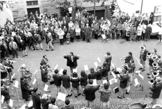 Kirchweihkonzert des Musikvereins Oberderdingen vor einem Vierteljahrhundert