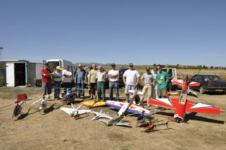 Quelques uns de nos membres et leurs modèles radiocommandés