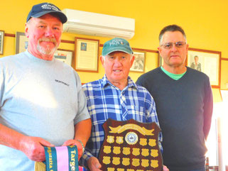 L - R Allan Cooper, ‘Irish’ Jack Mcgauran and Daryl Hunt.