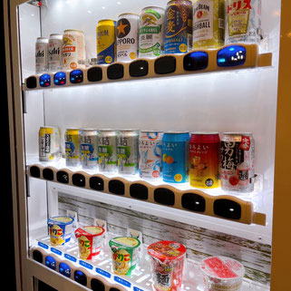 むさしくん物販併売酒自販機