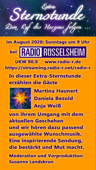 Sternstunden - Dem Ruf des Herzens folgen - August 2020