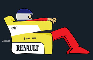 Patrick Tambay by Muneta & Cerracín