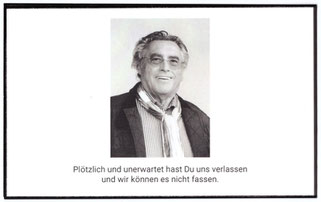 ein grosser Verlust für uns alle