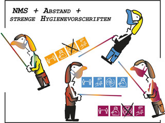 Schoolopening für APS und maturant*innen am 7. Dezember 2020 Bild:spagra
