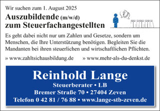 stellenangebot steuerberater gehilfe steurfachangestellte zeven