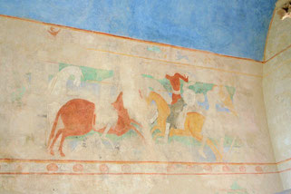 Détail du mur Sud