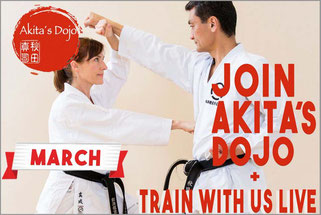 Karate Erlach, Shinji Akita-Sensei, Online Karate-Training