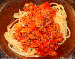 Hexenküche, Rezepte, Spaghetti Bolognese ©Zarahzeta2015