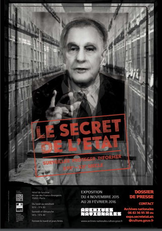 le secret de l'état, affiche, exposition, archives nationales