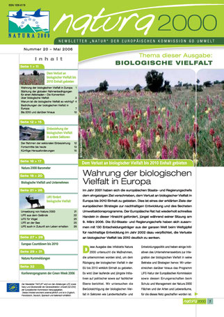 Generaldirektion Umwelt, Europäische Union, Newsletter, Der Zustand der Natur, BiHU,  