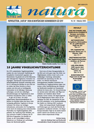 Generaldirektion Umwelt, Europäische Union, Newsletter, Der Zustand der Natur, BiHU,  