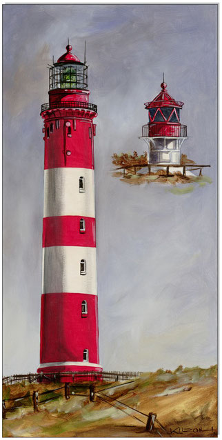 Leuchtturm Amrum mit Quermarkenfeuer