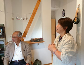 東北夢カフェにて地元の方からお話を伺う