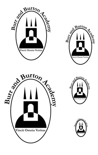 Logo on 8.5x11" page in various "sample" sizes
