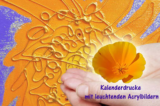 Kalenderdrucke mit leuchtenden Acrylbildern - Galerie