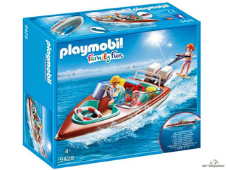 Bei der Bestellung im Onlineshop der-Wegweiser erhalten Sie das Playmobil Paket 9428 "Motorboot mit Unterwassermotor".